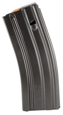 DuraMag SS 10 Round 223 Rem/5.56x45mm NATO Magazine for AR-15, Black w/ Orange Follower, Detachable