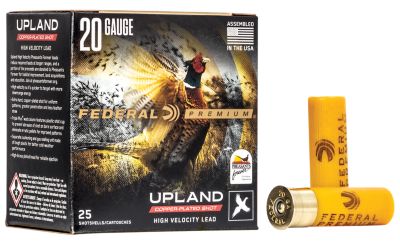 Federal 20-Gauge Premium Wing-Shok Pheasant Forever High Velocity 7.5-Shot Shotgun Shells, 2.75 in., 1 oz., 250 Rounds