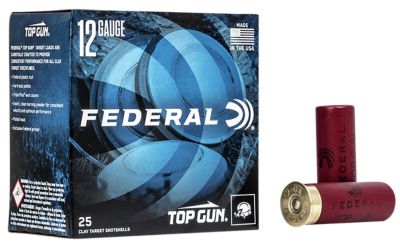 Federal 12-Gauge Top Gun 8-Shot Shotgun Shells, 2.75 in., 1-1/8 oz., 25 Rounds