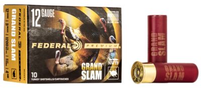 Federal 12-Gauge Premium Grand Slam 4-Shot Shotgun Shells, 3 in., 1-3/4 oz., 10 Rounds