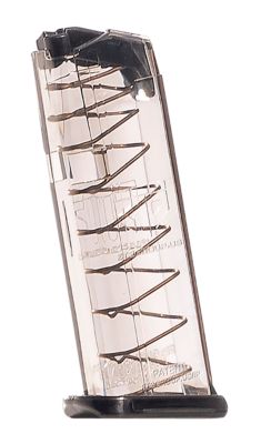ETS Group 10 Round 9mm Luger Pistol Magazine for Glock 43X/48, Clear, Polymer