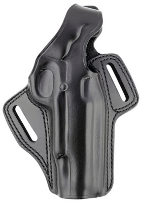 Galco Fletch OWB Holster for 1911, Right Hand, Black, Leather