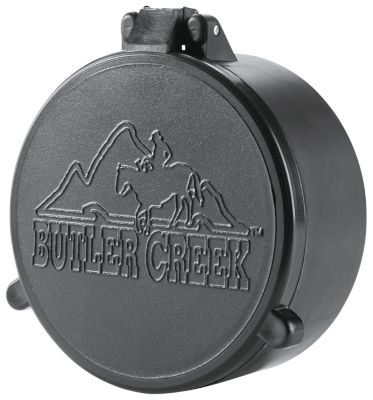 Butler Creek Flip-Open Objective Scope Cover, 44.10mm Objective, Size 21, Black, Polymer
