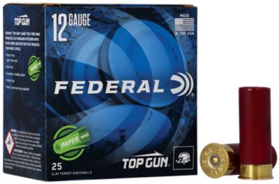 Federal 12-Gauge Top Gun Paper Wad 7.5-Shot Shotgun Shells, 2.75 in., 1-1/8 oz., 25 Rounds