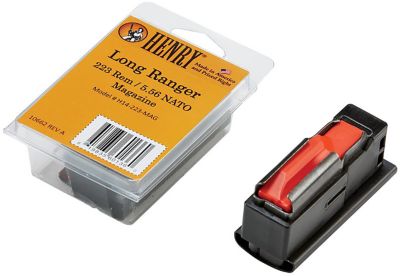 Henry 5 Round 223 Rem Magazine for Henry Long Ranger, Blued, Steel
