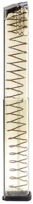 ETS Group 40 Round 9mm Luger Pistol Magazine for Glock 17/18/19/26/34/45, Extended, Clear, Polymer