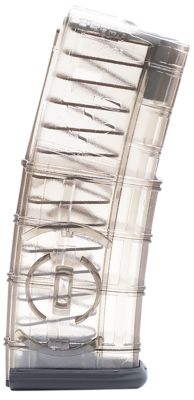 ETS Group Gen 2 30 Round 5.56x45mm NATO Rifle Magazine for AR-15, Clear, Polymer, Detachable w/ Coupler