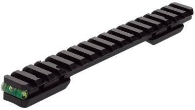 Browning Picatinny Rail w/Bubble Level for Browning X-Bolt, Anti-Cant/Picatinny Mount, Long Action, 20 MOA, Matte Black