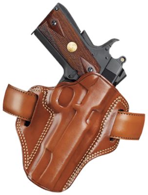 Galco Combat Master OWB Holster for S&W K Frame, Ruger Security-Six 2.75 in. Barrel, Right Hand, Tan, Leather