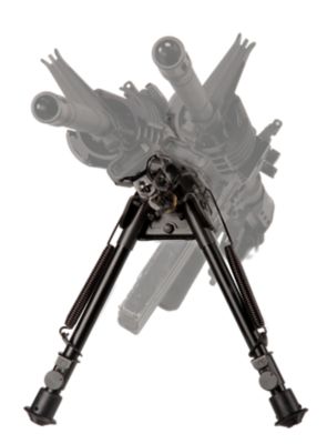 Blackhawk 6 to 9 in. Sportster Anodized Pivot and Traverse Shooting Bipod for Sling Swivel Studs, Black