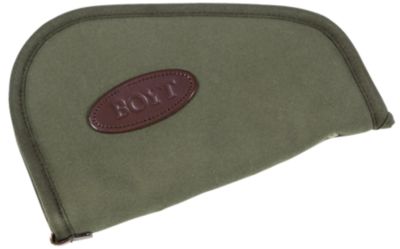 Boyt Harness 10 in. Handgun Heart-Shaped Canvas Pistol Rug, OD Green