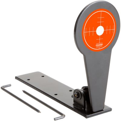Champion Targets Gong Popper Standing Steel Rimfire Target, Orange, Ground Stakes Included