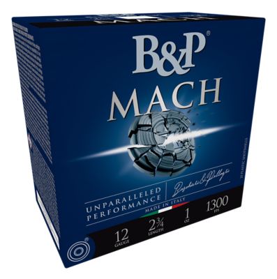 B&P Ammunition 12-Gauge Competition F2 Mach 7.5-Shot Shotgun Shells, 2.75 in., 1 oz., 25 Rounds