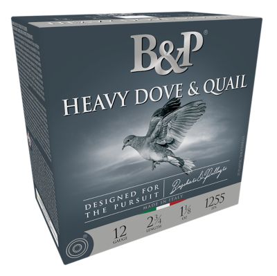 B&P Ammunition 12-Gauge Heavy Dove and Quail 7.5-Shot Shotgun Shells, 2.75 in., 1-1/8 oz., 25 Rounds