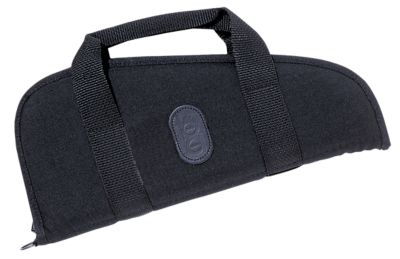 Bob Allen 13 in. Handgun Bison Canvas Pistol Rug, Black