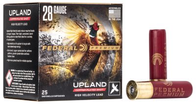 Federal 28-Gauge Premium Wing-Shok High Velocity 8-Shot Shotgun Shells, 2.75 in., 3/4 oz., 25 Rounds