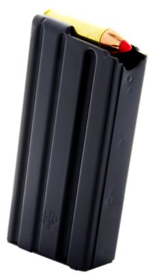 DuraMag SS 5 Round 450 Bushmaster Magazine for AR-15, Black w/ Black Follower, Detachable