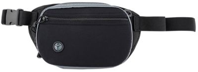 Galco Fastrax PAC Waistpack with Holster for Glock 32/Kahr C with S&W M&P ShieldX, Ambidextrous, Black/Gray, Neoprene, Compact
