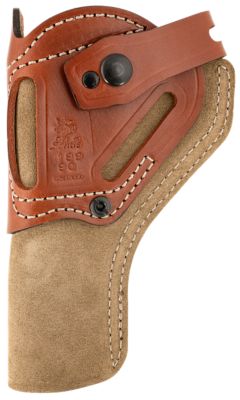 Desantis Gunhide Wild Hog OWB Holster for Heritage Rough Rider and Ruger Wrangler, Ambidextrous, Natural, Leather