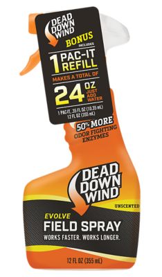 Dead Down Wind 12 oz. Evolve Odor Fighting Field Spray with Pac-It Refill