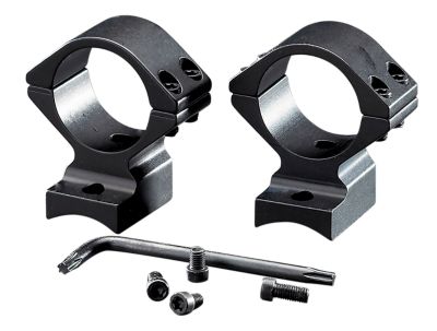 Browning BAR & BLR Integrated Scope Mount/Ring Combo for Browning BAR/BLR, 30mm Tube, Medium, 0 MOA, Matte Black, Aluminum
