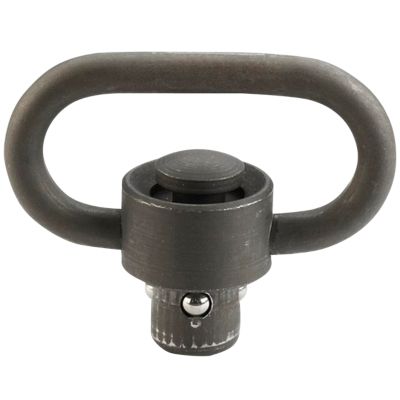 Blackhawk Heavy Duty Push Button Swivel, Quick Release, Black Phosphate, Steel