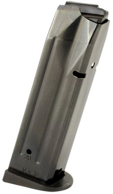 CZ 20 Round 9mm Luger Magazine for CZ 75 TS/CZ 75 TS Czechmate, Blued, Steel