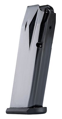 Canik 10 Round 9mm Luger Magazine for Canik TP9SF Elite, Black, Steel