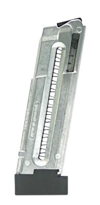 ATI 15 Round 22 LR Magazine for 1911, Silver, Aluminum