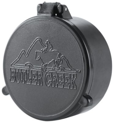 Butler Creek Flip-Open Objective Scope Cover, 63.50mm Objective, Size 48, Black, Polymer