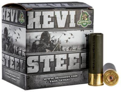 HEVI-Shot 12-Gauge HEVI-Steel 4-Shot Shotgun Shells, 3.5 in., 1-3/8 oz., 25 Rounds
