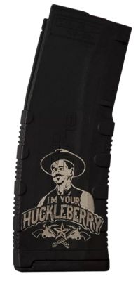 Black Rain 30 Round 223 Rem/5.56 NATO Magazine for AR-15 Platform, Huckleberry Engraving