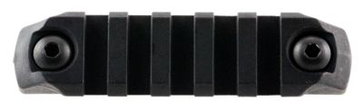 Bravo Picatinny Rail, 3 in. Section, 0 MOA, Black, Polymer