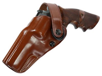Galco DAO OWB Holster for S&W L Frame, Left Hand, Tan, Leather