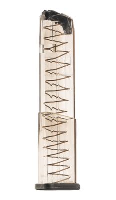 ETS Group 19 Round 9mm Luger Pistol Magazine for Glock 43X/48, Extended, Clear, Polymer