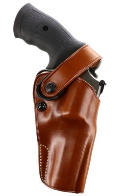 Galco DAO Strongside/Crossdraw OWB Holster for Colt Anaconda 4 1/4 in., Right Hand, Tan, Steerhide