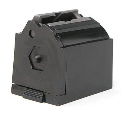 Ruger JX-1 10 Round 22 LR Rotary Magazine for Ruger 77/96, Black, Plastic