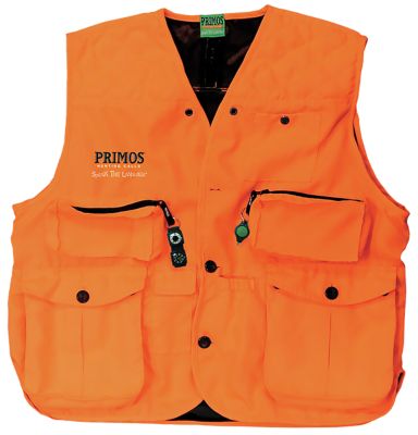Primos Adult Gunhunter's Hunting Vest with Compass and LED Light, 3XL, Blaze Orange