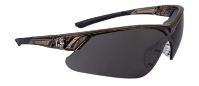 Radians Adult Ducks Unlimited Half-Frame Shooting Glasses, Smoke Gray