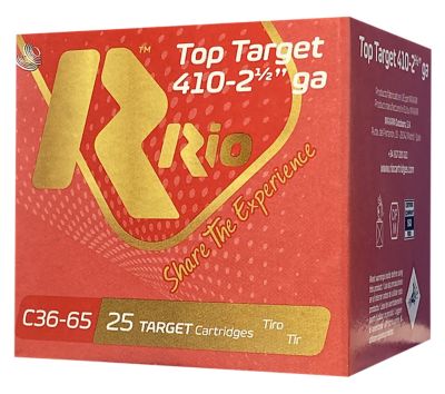 Rio Ammunition .410-Bore Top Target 9-Shot Shotgun Shells, 2.5 in., 25 Rounds