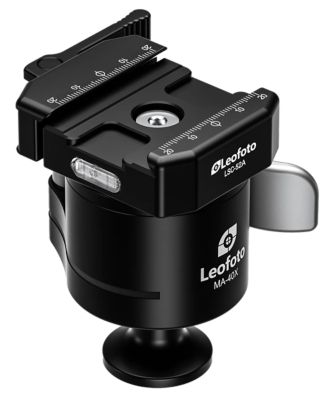 Leofoto USA MA-40X Lever-Release Rapid Lock Ball Head, Black