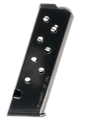 MEC-GAR 8 Round 25 ACP Magazine for Beretta 950 Jetfire, Blued, Carbon Steel