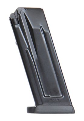 HK 12 Round 9mm Luger Magazine for HK VP9SK/P30SK, Flush, Black, Steel