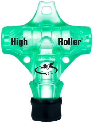Primos High Roller Polycarbonate Mallard Drake/Pintail/Teal/Widgeon Whistle Duck Call, Green