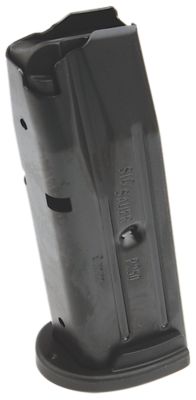 Sig Sauer 10 Round 9mm Luger Magazine for Sig P250 Compact/Sig P320 Compact, Blued, Steel
