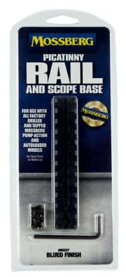Mossberg Picatinny Rail/Scope Mount for Mossberg 500/505/510/590/590A1/535/835/930/935, Black, Aluminum