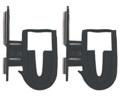 Rugged Gear Dual Lock Metal Gun Holder for Rifles/Shotguns, Black