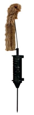 Primos Sit and Spin Crazy Critter Decoy for Boss Dogg/Alpha Dogg/Turbo Dogg Electronic Callers, Black/Brown
