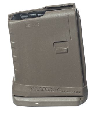 ProMag Standard 5 Round 5.56x45mm NATO Magazine for AR-15, Detachable w/Roller Follower, Flat Dark Earth, DuPont Zytel Polymer
