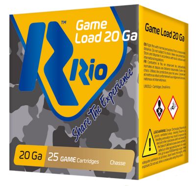 Rio Ammunition 20-Gauge Game Load 7.5-Shot Shotgun Shells, 2.75 in., 1 oz., 25 Rounds